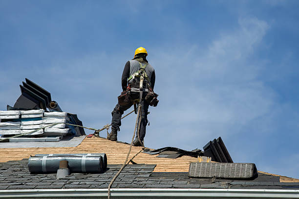 Professional Roof Installation technician working in Bellville, TX